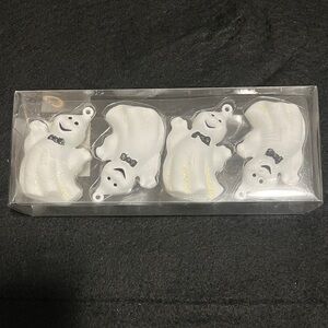 Blown glass Halloween Ghost Ornaments